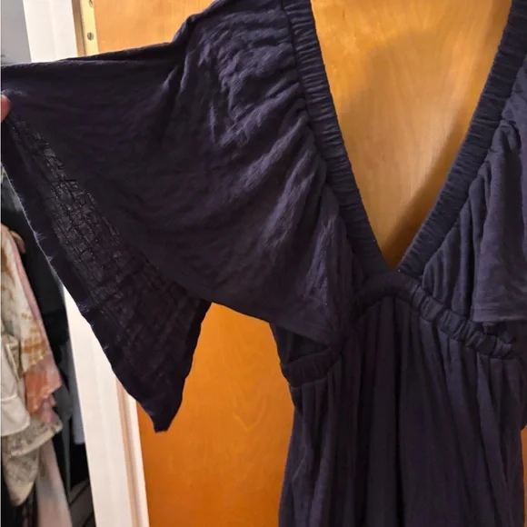 Free People Deep Indigo Tiered Maxi Dress - Picture 3 of 6